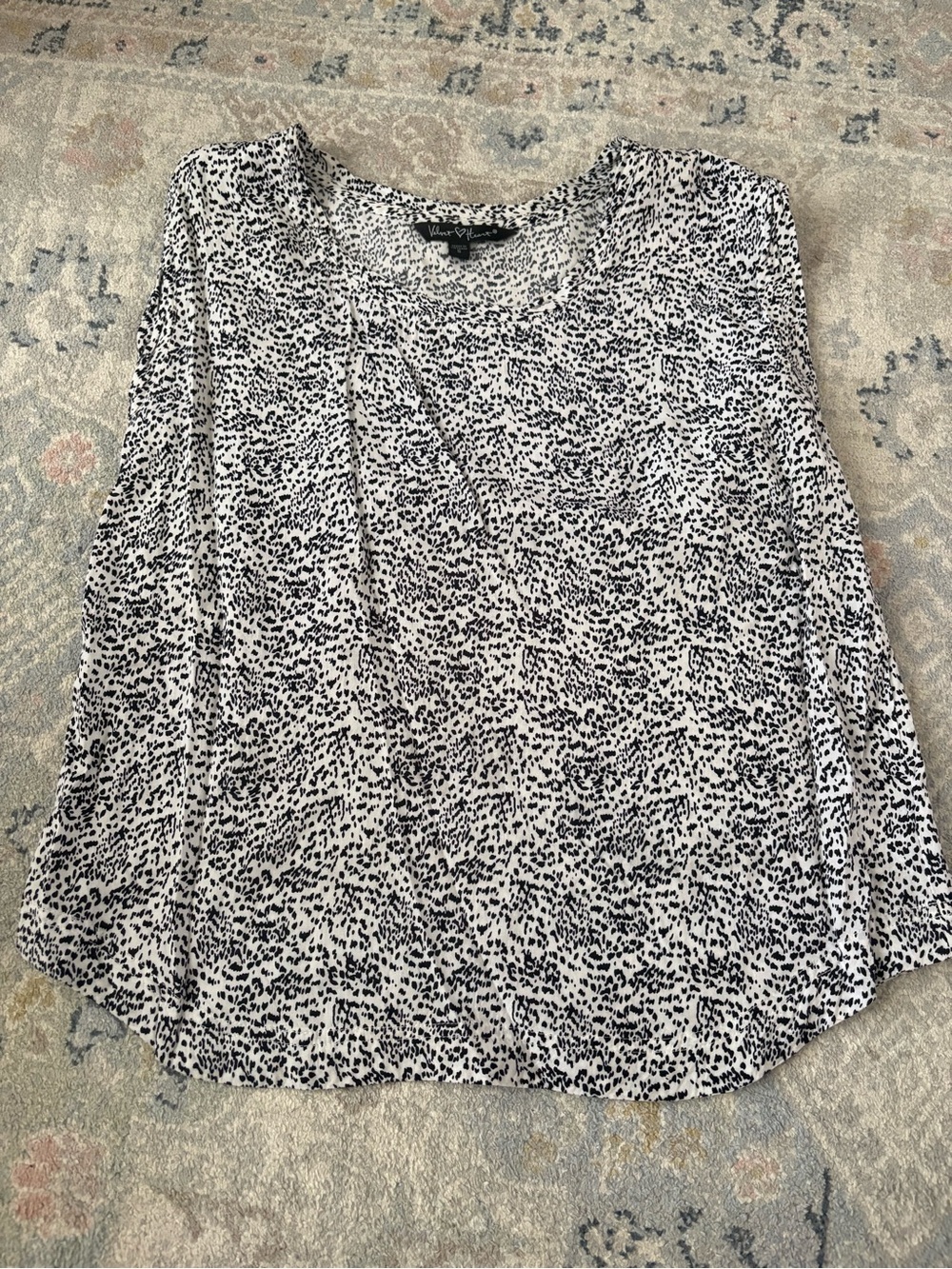 Women's Mixed Polka & Stripe Tops - Black, White, Cream - Assorted Pack - Picture 3 of 4